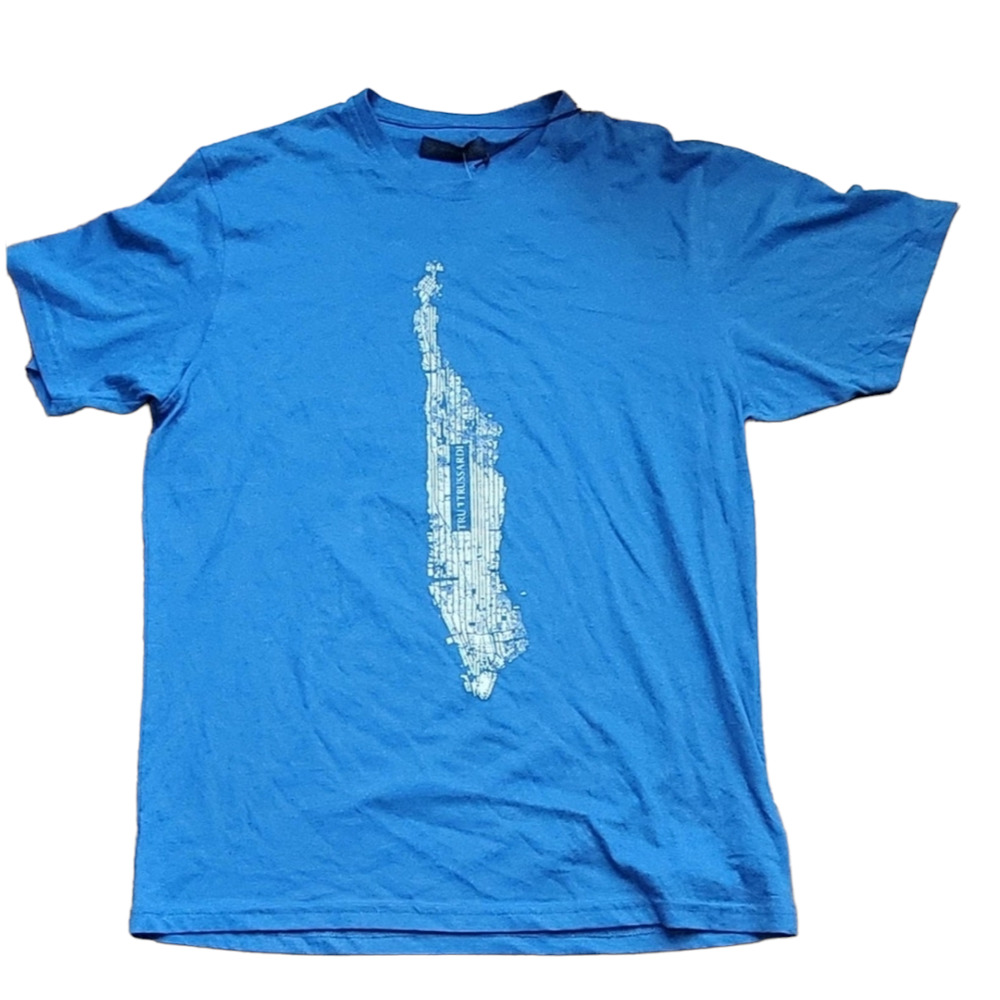 NWT Tru Trussardi Logo Map Tee (2XL)